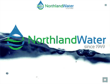 Tablet Screenshot of northlandwater.com